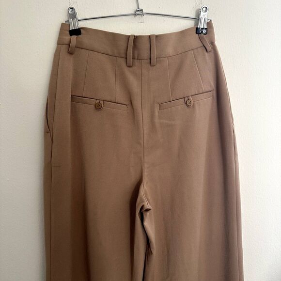 NEW Staud Luisa Suit Pants in Camel - Picture 6 of 8